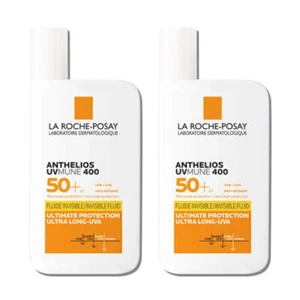 2X La Roche - Posay Anthelios LSF50, Ultraschutz unsichtbare Flüssigkeit Creme ★ - Bild 1 von 2