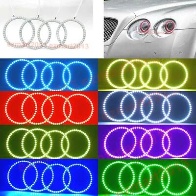 Anillo Halo RGB para Bentley Continental Flying Spur 05-13 LED Ojo de Ángel Diablo Lámpara Foto 1 de 4