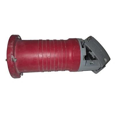 LEVITON 4100C7W 480VAC 100A Red Connector Made in Sweden - Image 1 of 4