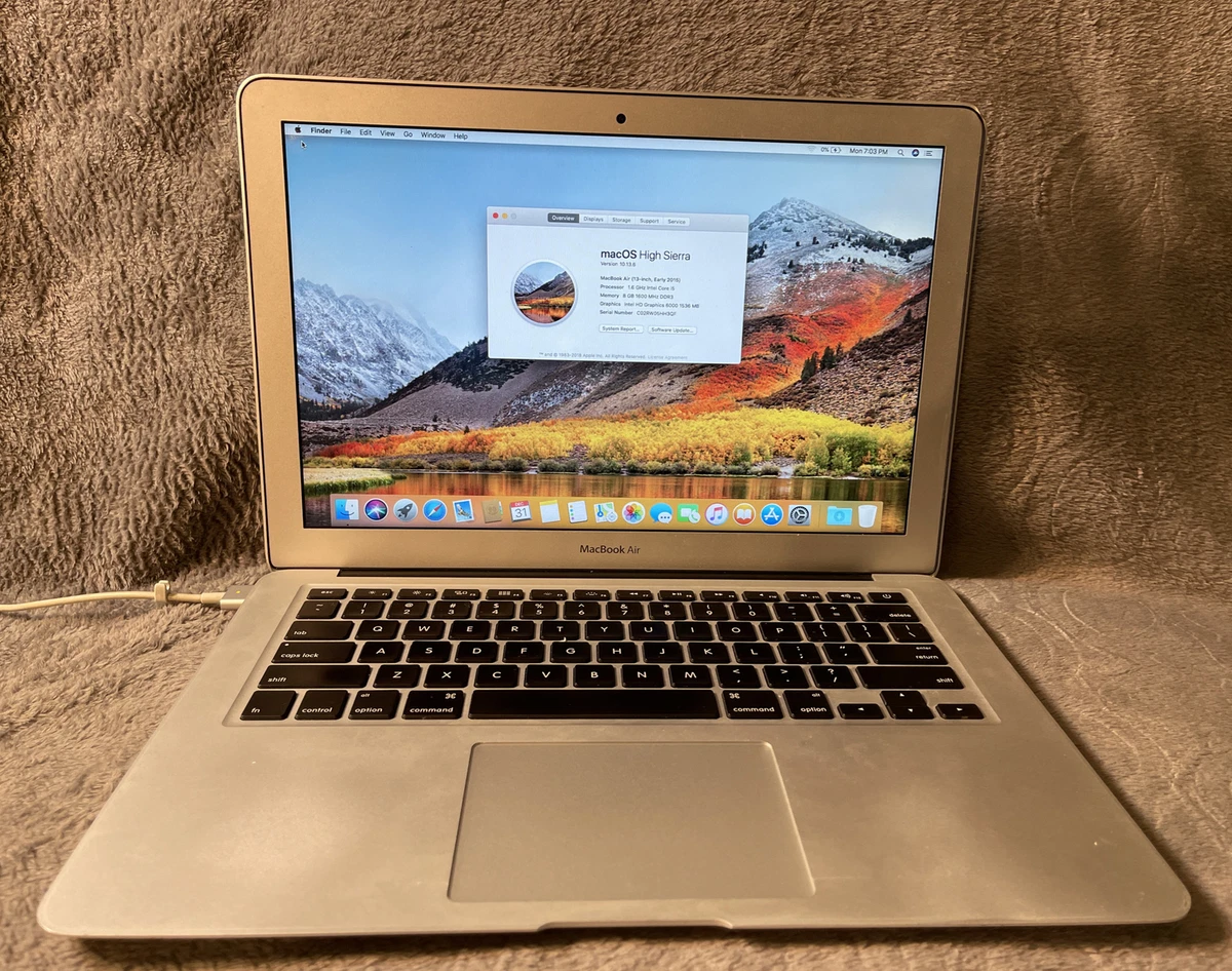 MacBook Air Intel Core i5 5th Gen. Apple Laptops for macOS 10.13