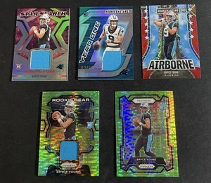 Lote de 5 cartas 2023 Panini Prizm and Rookies & Stars Bryce Young (RC) - Imagen 1 de 2