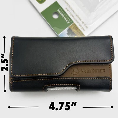 NEW John Deere Medium Black Holster Case Pouch for Tools Sport Utility FlipPhone - Image 1 of 4