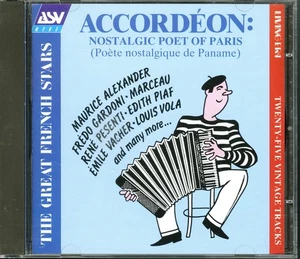 NOSTALGIC POET OF PARIS - Accordéon CD (1996) [MINT] The Great French Stars - Picture 1 of 4