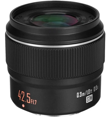Yongnuo 42.5mm f/1.7 Standard Prime Lens – Micro Four Thirds – NEW in Box - Image 1 of 3