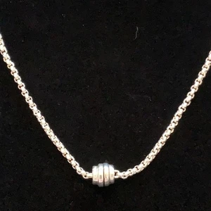 Vintage Joseph Esposito Espo Sterlingsilber 25" Schnapp Halskette 3,6 mm Rolo Nachlass - Bild 1 von 7