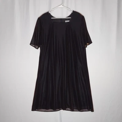 Vestido More Jazz De Colección 22 Metálico Malla de Cobre Cuello Cuadrado Años 70 Caprichoso Hada Grunge Foto 1 de 4