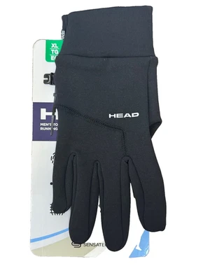 Head Men's Touchscreen Running Gloves Black  XL - Image 1 of 4