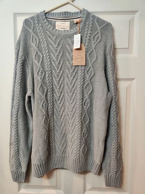 Original Weatherproof Vintage Sweater Grey Knit Men's Size XL NWT - Image 1 of 3