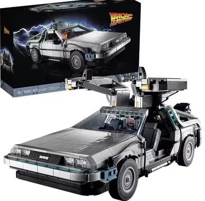 DeLorean Back to the Future Time DMC-12 Machine Sport Car Building Blocks - Image 1 of 4
