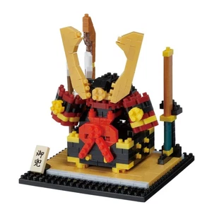Nanoblock Kabuto Ornament 500 Pieces 8 x 9.2 x 8 cm Ages 12 and up Interior Hobb - Picture 1 of 5
