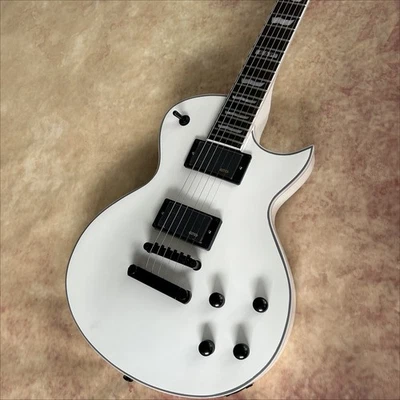 Custom Shop ESP White Solid Body Electric Guitar EMG Pickups ABR-1 Bridge - Image 1 of 4