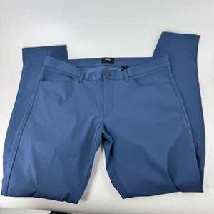 Theory Raffi Slim Fit Men's Blue Flat Front Dress Pants Size 36 - Picture 1 of 10