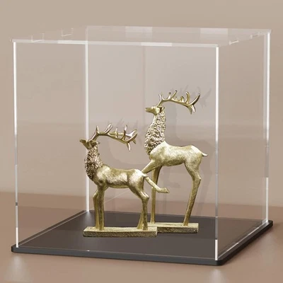 SVENJBB Acrylic Display Case, 6x6x6 Inch Cube Matte Black Base  - Image 1 of 4