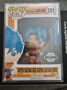 Funko Pop Dragon Ball Z 121 Super Saiyan God Goku Hot Topic Exclusivo Caja Daños - Imagen 1 de 6