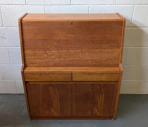 Remploy | Mid-century teak bureau | Writing desk - Picture 1 of 8