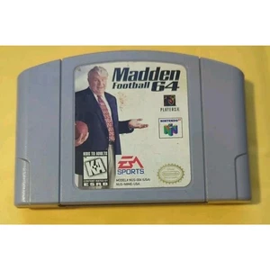 Madden Football 64 (Nintendo 64, 1997) Tested Authentic N64 - Picture 1 of 4