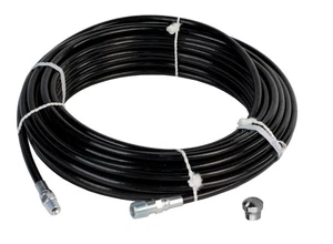 Schieffer 1/8" x 50' 4800 PSI Thermoplastic Sewer Jetter Hose & 6.0 Nozzle - Picture 1 of 6