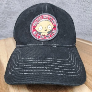 Vintage Family Guy Hat Cap Flex Fit M/L Black Stewie Griffin You Will Bow To Me! - Picture 1 of 9