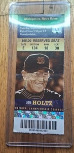 2008 Michigan Wolverines vs Notre Dame Fighting Irish Ticket Stub - Picture 1 of 4
