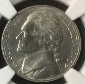 Beautiful 1997-D NGC MS64 5FS Jefferson Nickel 5C Cents US Coin - Picture 1 of 4