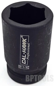 1-1/2" Deep Impact Spindle Socket 1" Drive 6 Point Axle Nut Socket Remover CR-MO - Picture 1 of 2