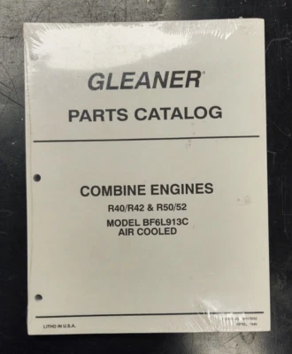 79017052 "AGCO" GLEANER PART'S CATALOG, COMBINE ENGINE'S - Image 1 of 2