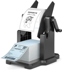 External Rolls Label Holder, 2 in 1 Fan-Fold Stack Paper Holder for Desktop - Picture 1 of 4