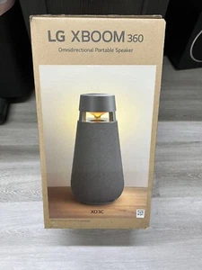 LG XO3CDUSALK XBOOM 360 Altoparlante Bluetooth Portatile Suono Omnidirezionale - Nero - Foto 1 di 4