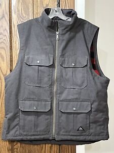 Ridgecut Toughwear Men’s Vest Thermal Buffalo Check Lined XL Workwear