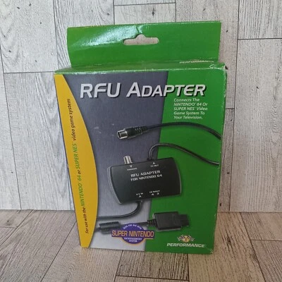 Performance RFU Adapter for Nintendo 64 and Super NES Gaming System Sealed - Image 1 of 2