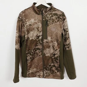 Realtree WaveX Hybrid Techshell Full Zip Jacket Scent Factor Size SMALL Camo - Picture 1 of 20