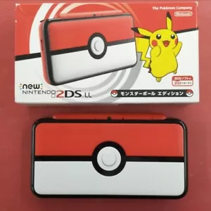 Probado Nuevo Nintendo 2DS LL Monster Ball Edición Limitada Pokemon Consola Central - Imagen 1 de 18