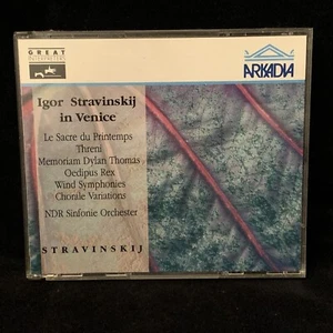 STRAVINSKY conducts STRAVINSKY - In Venice 1958 - ARKADIA 2CD BOX 1992 france - Picture 1 of 4