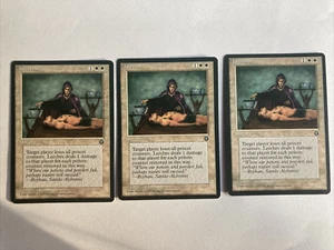 Leeches 3x Homelands MTG x3 NM - Picture 1 of 1