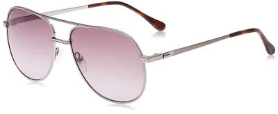 NUEVO Gafas de sol Lacoste L222S 035 gris aviador con lentes marrones 60/16/140 Foto 1 de 3