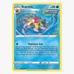 Starmie 053/264 Fusion Strike Pokemon TCG Holo Rare - Picture 1 of 2