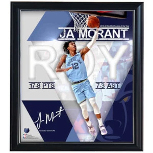 Ja Morant Memphis Grizzlies 2020 Kia Nba Rookie of the Year Framed - Bild 1 von 1