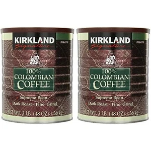 Signature 100% Colombian Coffee Supremo Bean Dark Roast-Fine Grind, 6 Pound - Picture 1 of 1