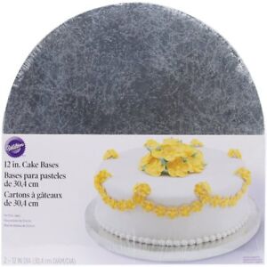 Wilton 12 Inches Cakes Strong Bases Holders Party Celebration Decorating 2 Pack