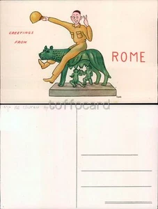 U.S. ARMY-ARTIST LODI-HUMOUR-WW2 ALLIES IN ITALY-ROMA-C47-133 - Picture 1 of 1