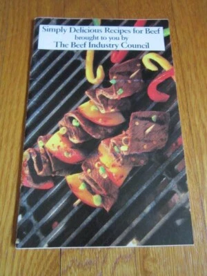 Vtg Beef Cookbook A-1 McCormick Wasa Crispbread Pet Ritz Crust Recipes 1990s - Image 1 of 4