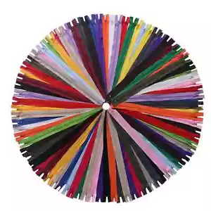 YAKA 60 Confezione da 9 Pollici Mix Nylon Bobina Cerniere Bulk - Forniture Cerniere per T... - Foto 1 di 3