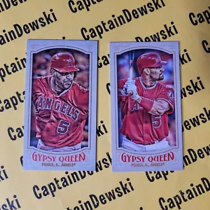 ALBERT PUJOLS 2016 Topps Gypsy Queen Base y Mini Caja SP Variaciones Paralelas #5 - Imagen 1 de 6