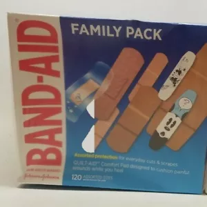 Vendajes adhesivos de tamaño surtido J&J, paquete familiar, 120/caja abollada - Imagen 1 de 1