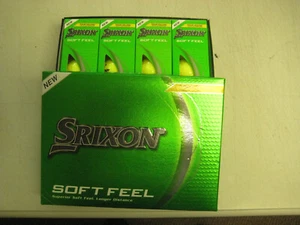 2 dozen BRAND NEW Srixon Soft Feel golf balls Yellow - Picture 1 of 1