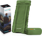 Backpacking Air Mattress Sleeping Pad - Self Inflating Waterproof Lightweight Sl