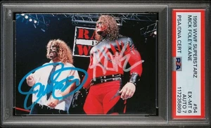 MANKIND & KANE PSA 6 DUAL AUTO 7 1998 COMIC IMAGES WWF SUPERSTARZ SIGNED POP 1 - Bild 1 von 5