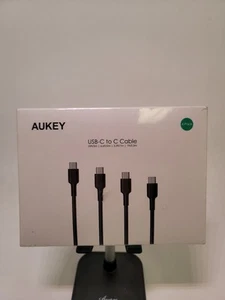 Aukey USB-C to USB-C Cable - 4-Pack, Multi-length - Photo 1 sur 3