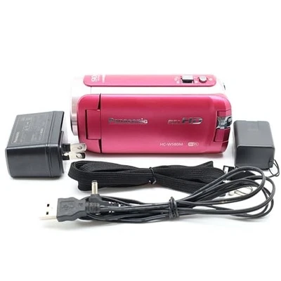 Panasonic HC-W580M HD Video Camera Camcorder 32GB 50x Optical zoom Pink - Image 1 of 4