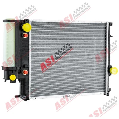 Radiador de núcleo de aluminio para BMW E34 525i 525iT L6 1989-1995 1992 2,5 L AT Foto 1 de 4